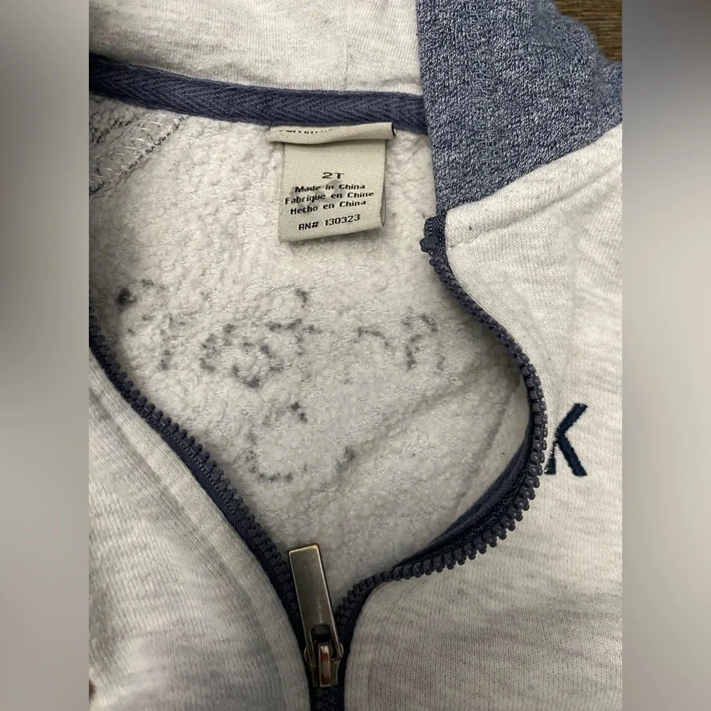 Calvin Klein jacket kids toddler 2T gray color